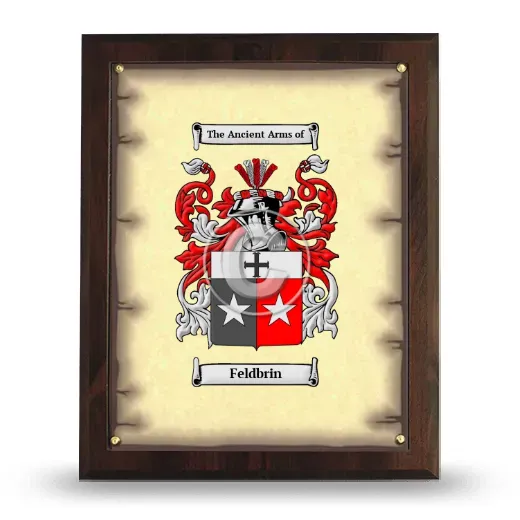 Feldbrin Coat of Arms Plaque
