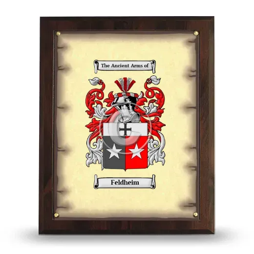 Feldheim Coat of Arms Plaque