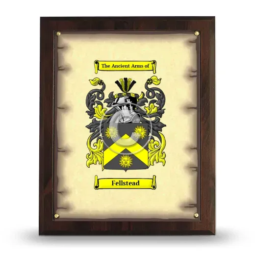Fellstead Coat of Arms Plaque