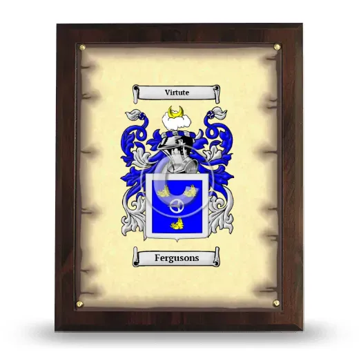 Fergusons Coat of Arms Plaque
