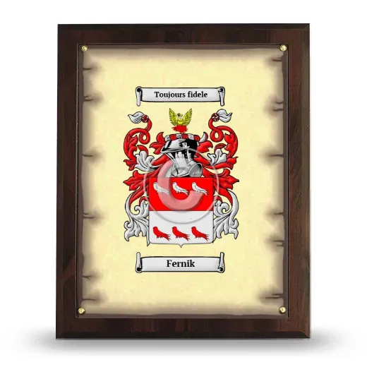 Fernik Coat of Arms Plaque