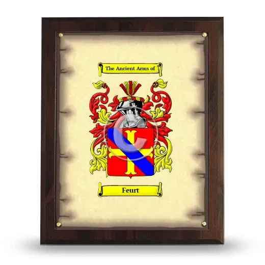 Feurt Coat of Arms Plaque