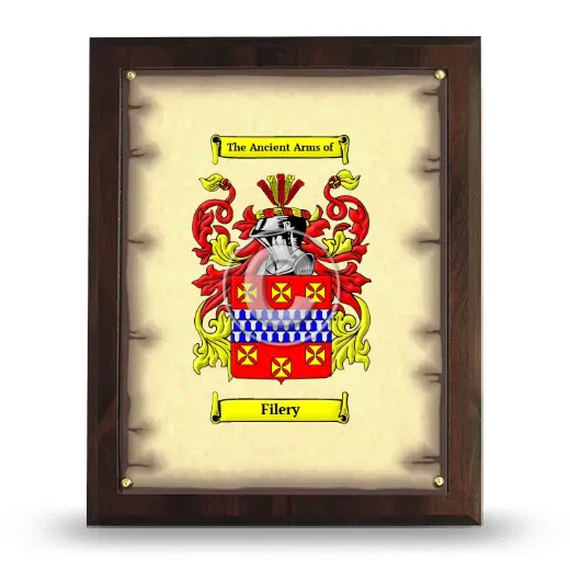 Filery Coat of Arms Plaque