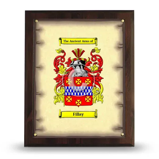 Fillay Coat of Arms Plaque