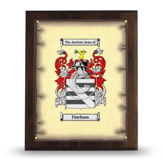 Fincham Coat of Arms Plaque