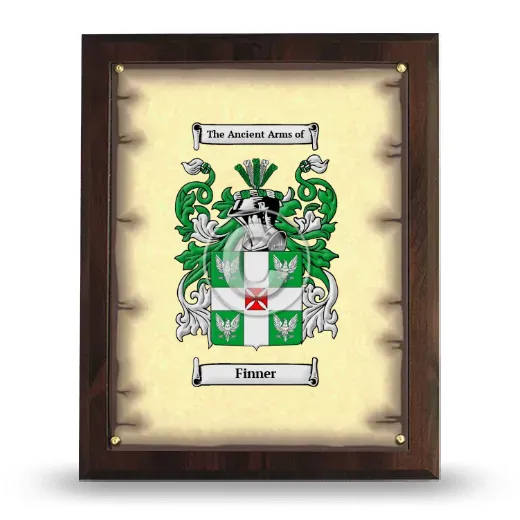 Finner Coat of Arms Plaque