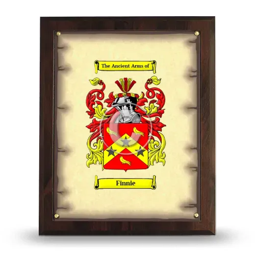 Finnie Coat of Arms Plaque