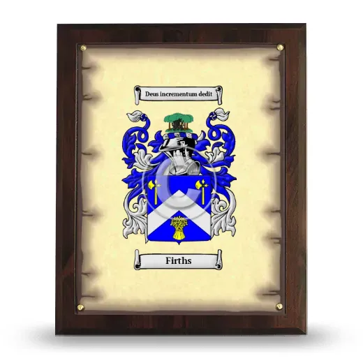 Firths Coat of Arms Plaque