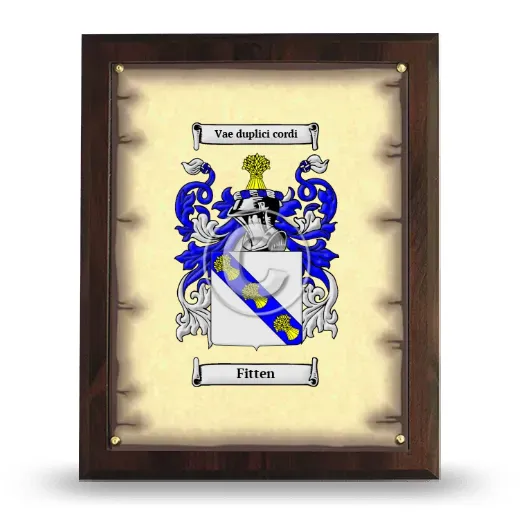 Fitten Coat of Arms Plaque