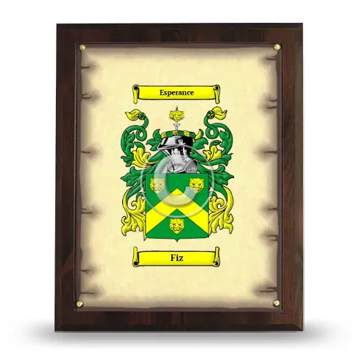 Fiz Coat of Arms Plaque