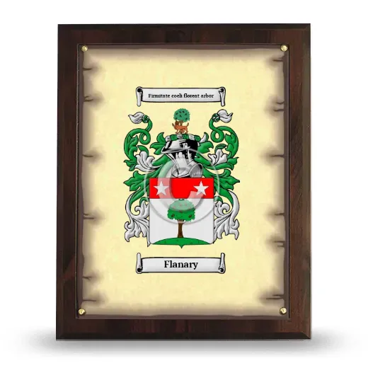 Flanary Coat of Arms Plaque