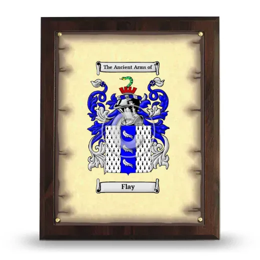 Flay Coat of Arms Plaque