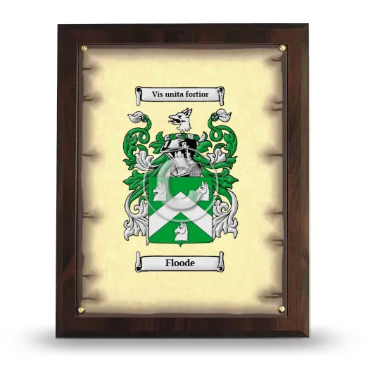 Floode Coat of Arms Plaque
