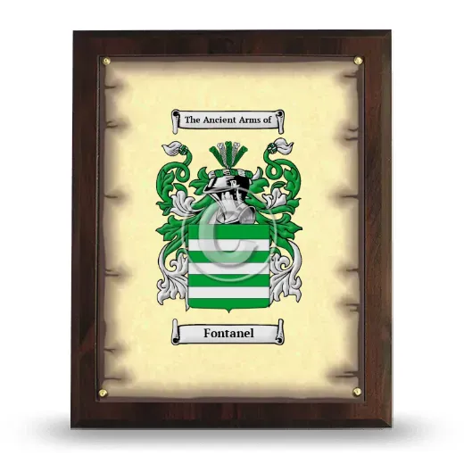 Fontanel Coat of Arms Plaque