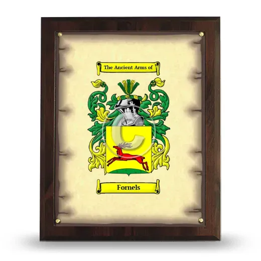 Fornels Coat of Arms Plaque