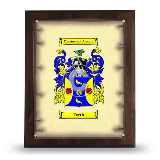 Forth Coat of Arms Plaque