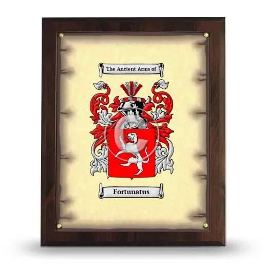 Fortunatus Coat of Arms Plaque