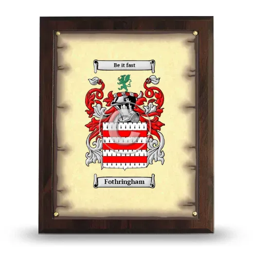 Fothringham Coat of Arms Plaque