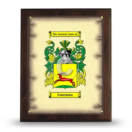Fourneau Coat of Arms Plaque