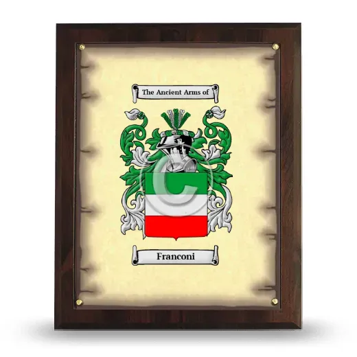 Franconi Coat of Arms Plaque