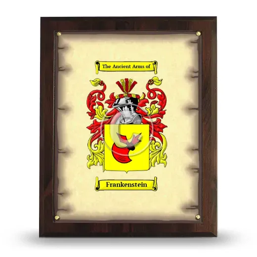 Frankenstein Coat of Arms Plaque
