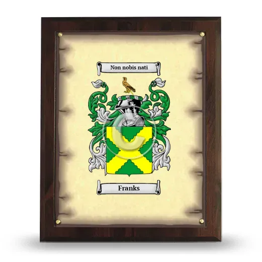 Franks Coat of Arms Plaque