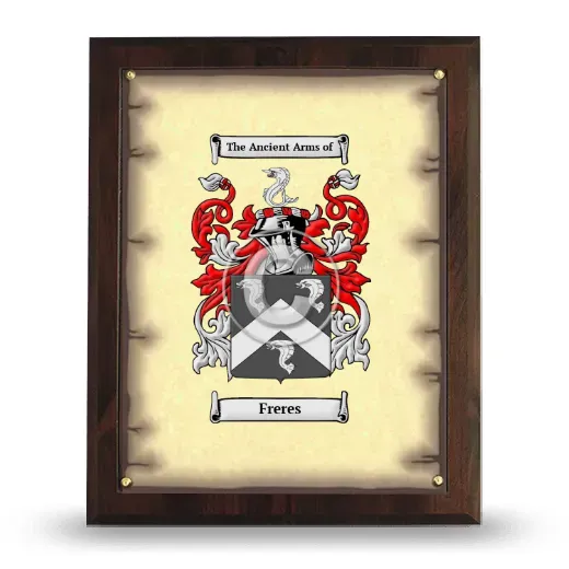 Freres Coat of Arms Plaque