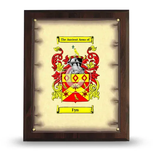 Fyn Coat of Arms Plaque