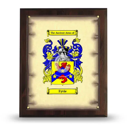 Fyvie Coat of Arms Plaque