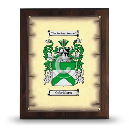 Gabrielsen Coat of Arms Plaque