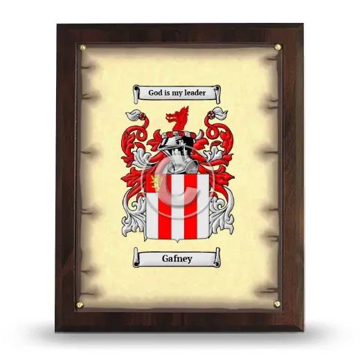 Gafney Coat of Arms Plaque