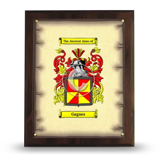 Gagnes Coat of Arms Plaque