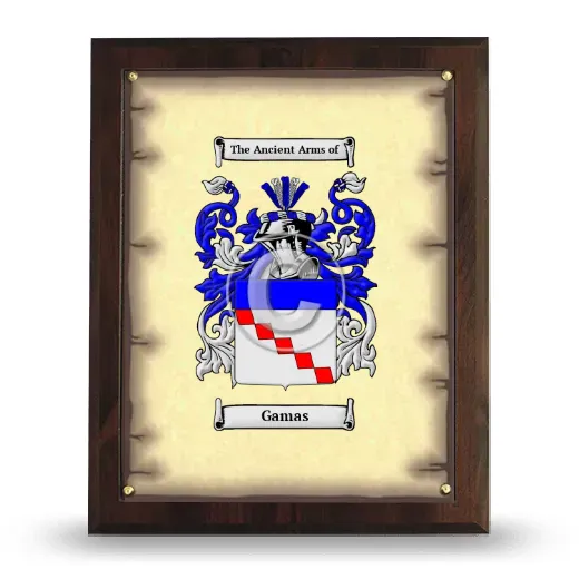 Gamas Coat of Arms Plaque