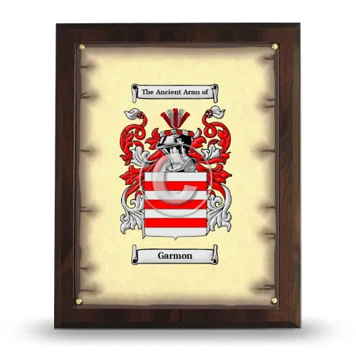 Garmon Coat of Arms Plaque