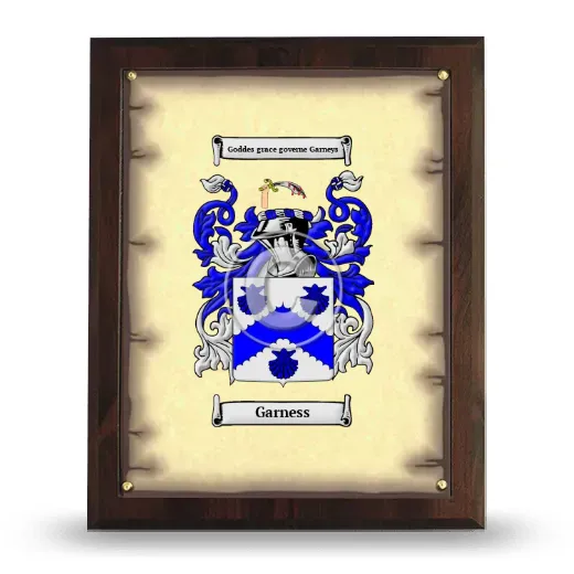 Garness Coat of Arms Plaque