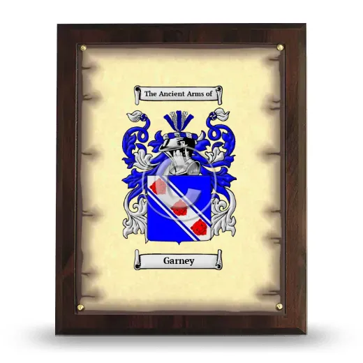 Garney Coat of Arms Plaque