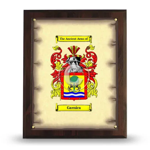 Garnica Coat of Arms Plaque