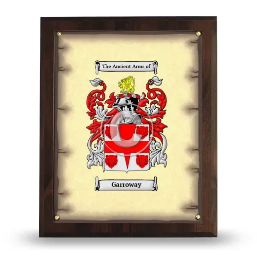 Garroway Coat of Arms Plaque