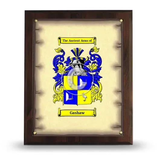 Gashaw Coat of Arms Plaque
