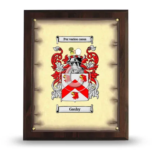 Gashy Coat of Arms Plaque