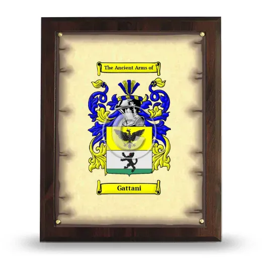 Gattani Coat of Arms Plaque