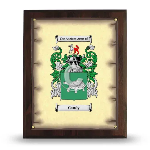 Gaudy Coat of Arms Plaque