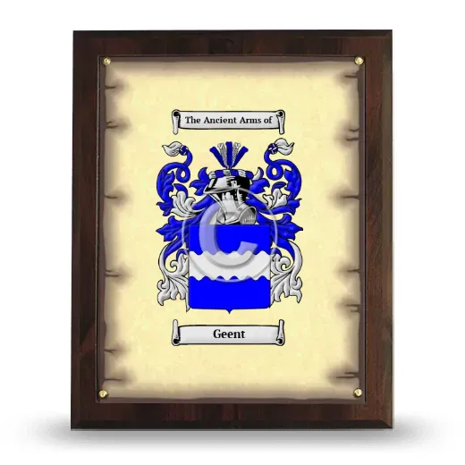 Geent Coat of Arms Plaque