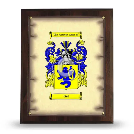 Gel Coat of Arms Plaque