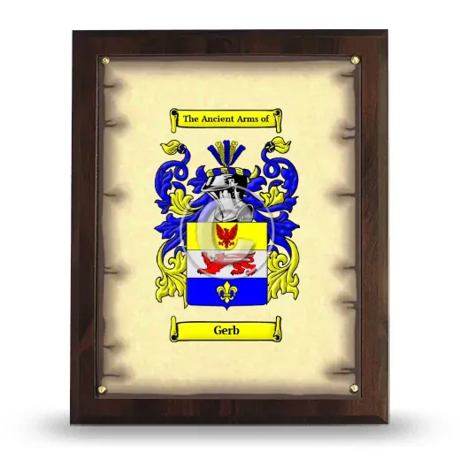 Gerb Coat of Arms Plaque