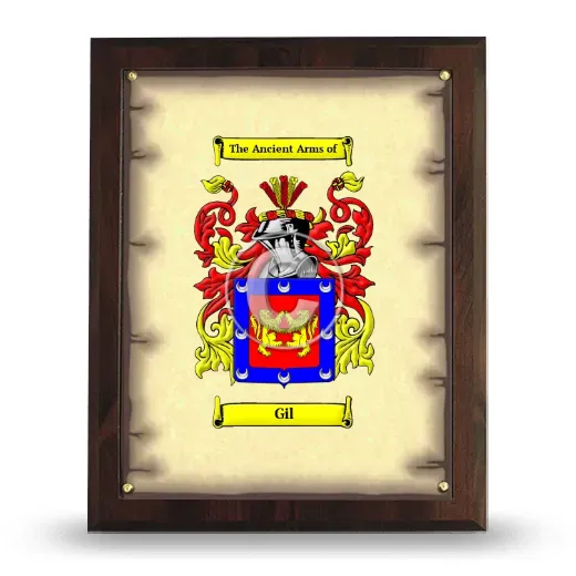 Gil Coat of Arms Plaque
