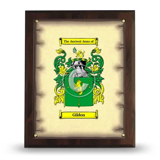 Gildon Coat of Arms Plaque