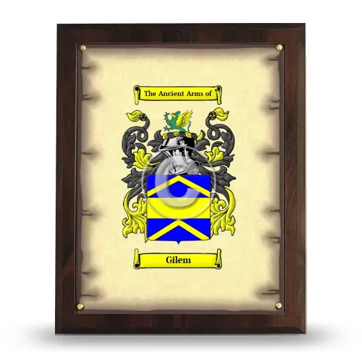 Gilem Coat of Arms Plaque