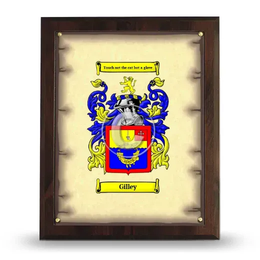 Gilley Coat of Arms Plaque
