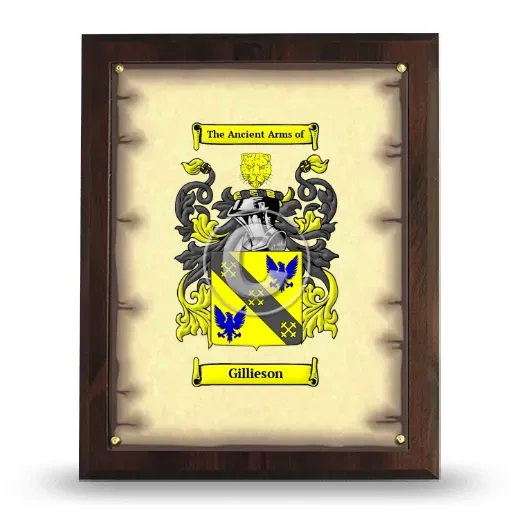 Gillieson Coat of Arms Plaque